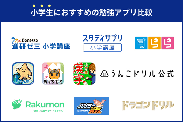 小学生におすすめの勉強アプリ10選を比較